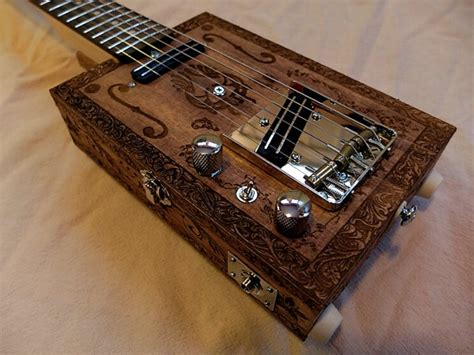 how to build electric cigar box guitar|cigar box guitar fretting template.